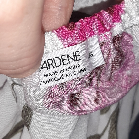 White and pink tiered floral maxi dress - Picture 6 of 7